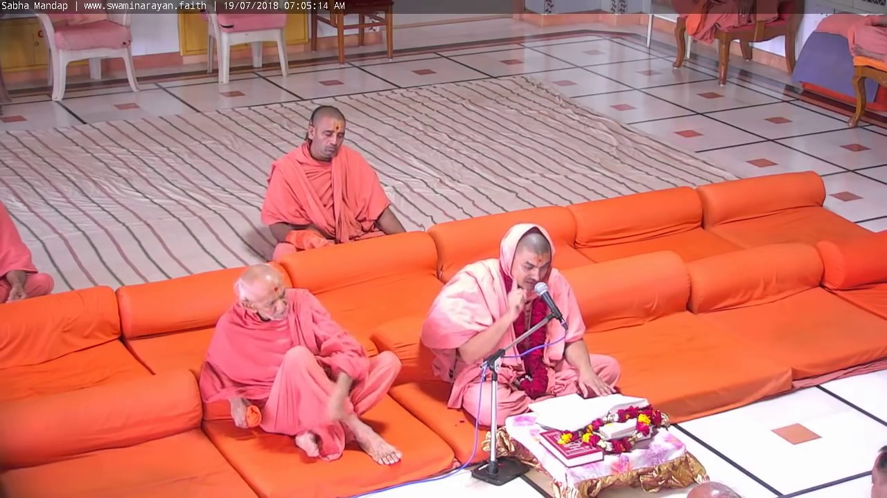 Vachanamrut Gadhada Madhya 28 (Daily Morning Katha) 19/7/2018