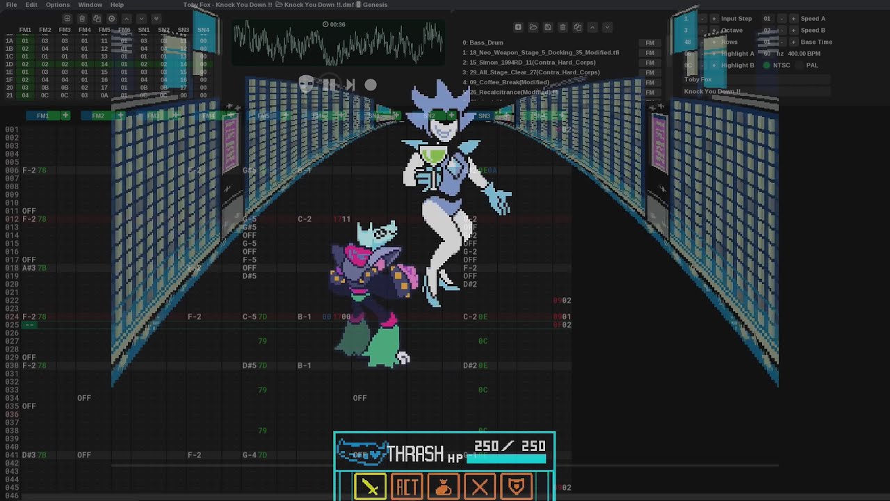 Deltarune Ch. 2 ~ Knock You Down !! (YM2612 + SN76489 Arrangement)