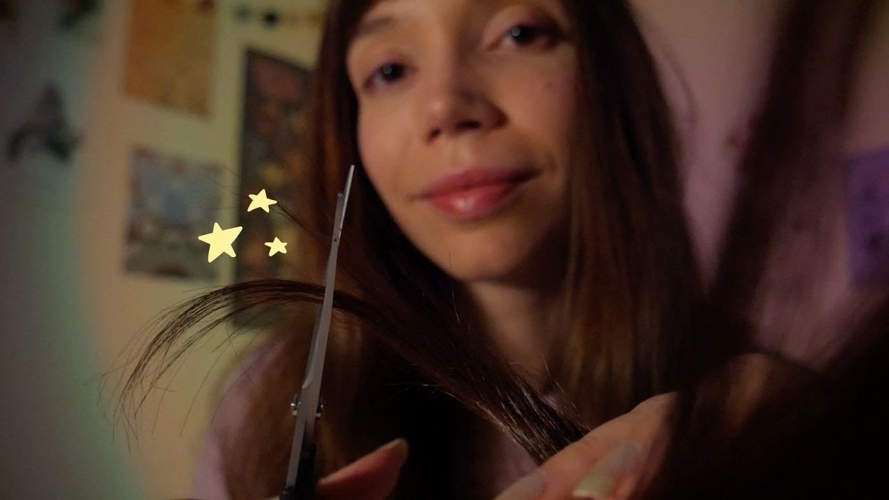 ASMR | Coupe de cheveux pour la nouvelle année et paroles motivantes 🌟