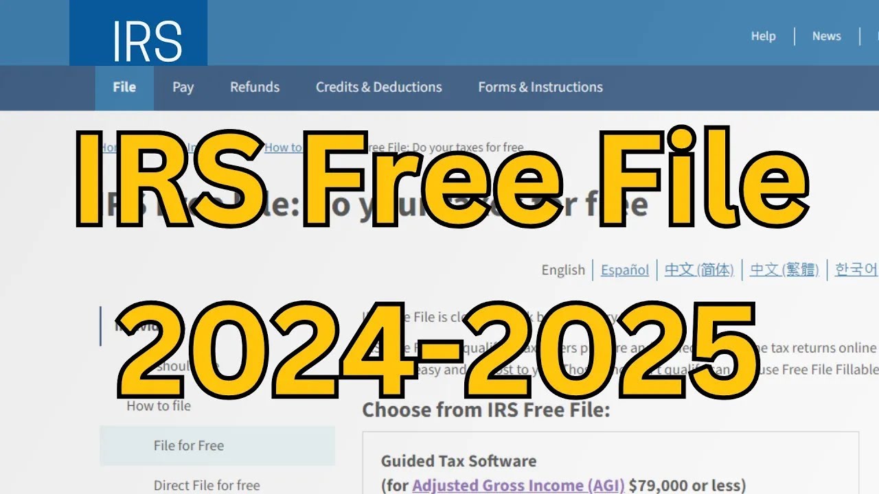 irs.gov/freefile: How to File Taxes for Free - 2025