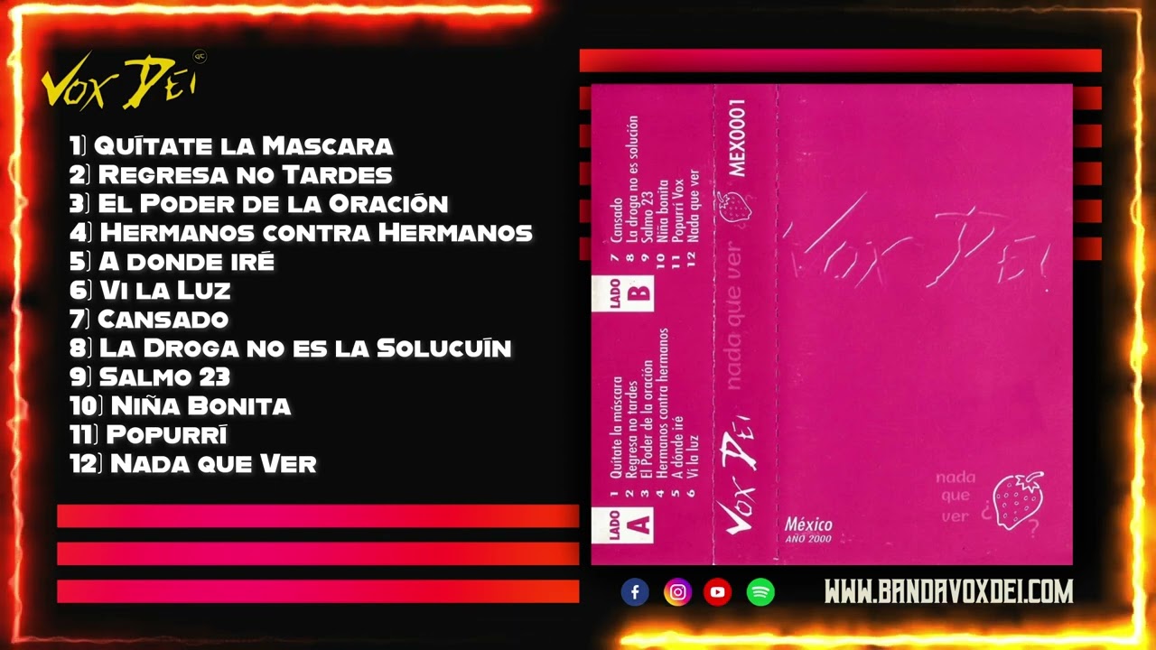#musicacristiana #rockcristiano #alabanzas Vox Dei GT - Nada que Ver
