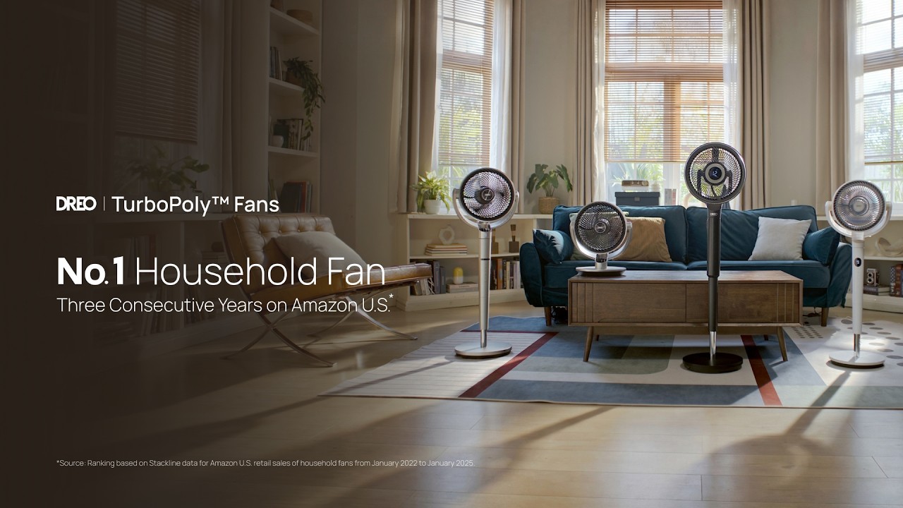 DREO TurboPoly&trade; Fan | Mighty Airflow for Whole-Room Comfort.
