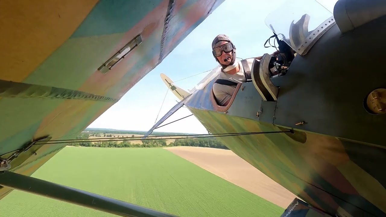 Fokker DVII at the Geneseo Airshow 4 June 2023