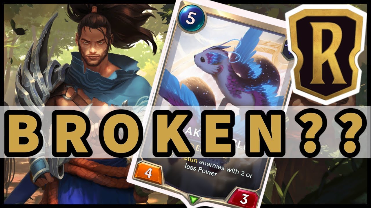 Yasuo and Sneaky Zeebles with LEONA Daybreak Stun | Legends of Runeterra Deck