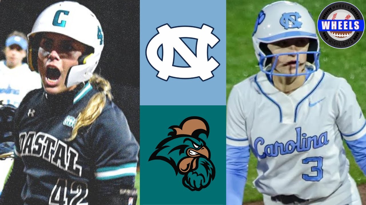 North Carolina vs Coastal Carolina (Crazy Game!) | 2025 College Softball Highlights