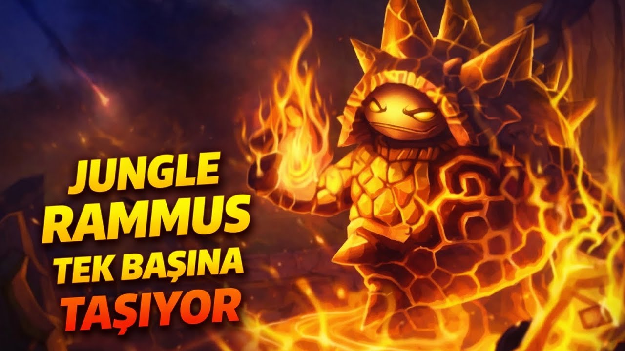 JUNGLE RAMMUS İLE TEK BAŞIMA TAŞIDIM! | 14 kill | Wild Rift