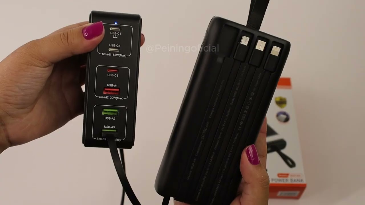 Como recarregar Power Bank/Bateria Portátil?