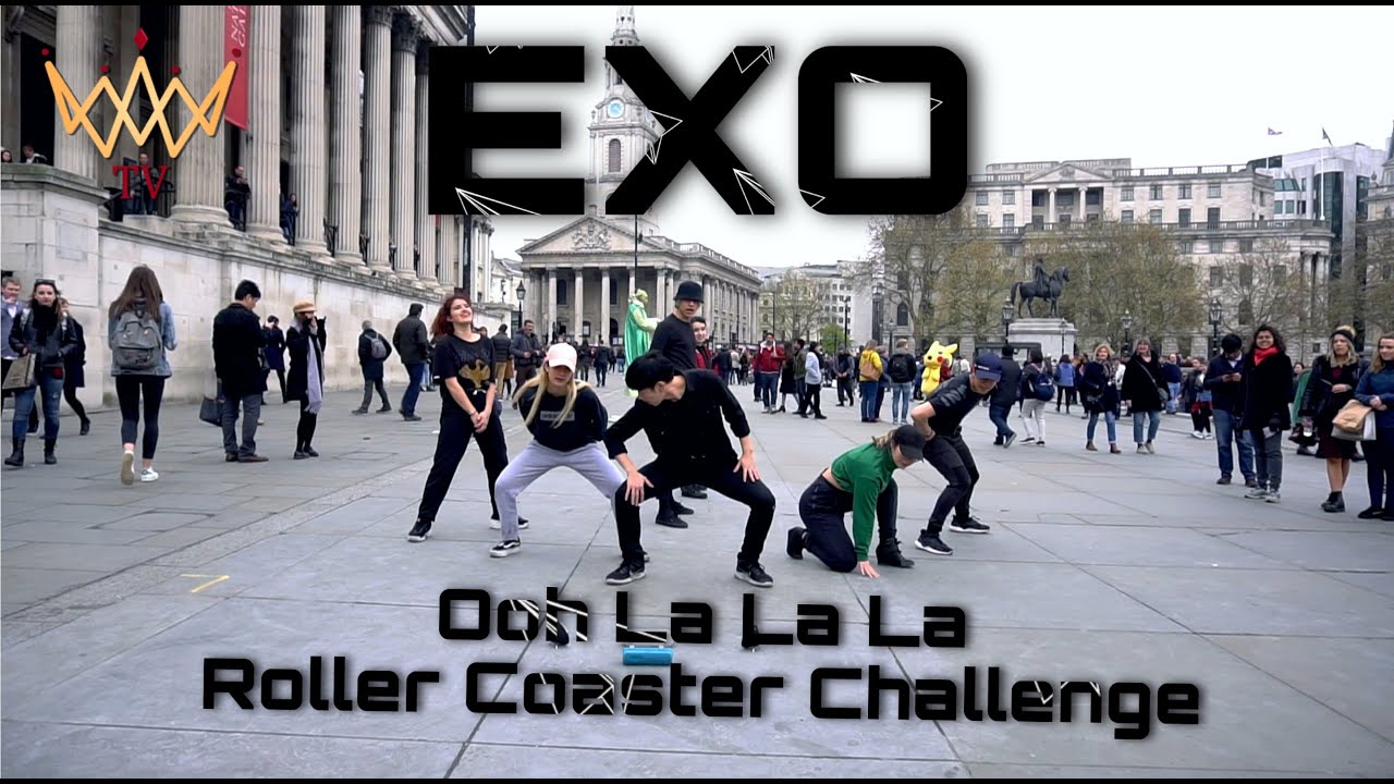 [KPOP IN PUBLIC] [ROLLERCOASTER CHALLENGE] EXO (엑소) - Ooh Lalala (닿은 순간) [UJJN] IN LONDON