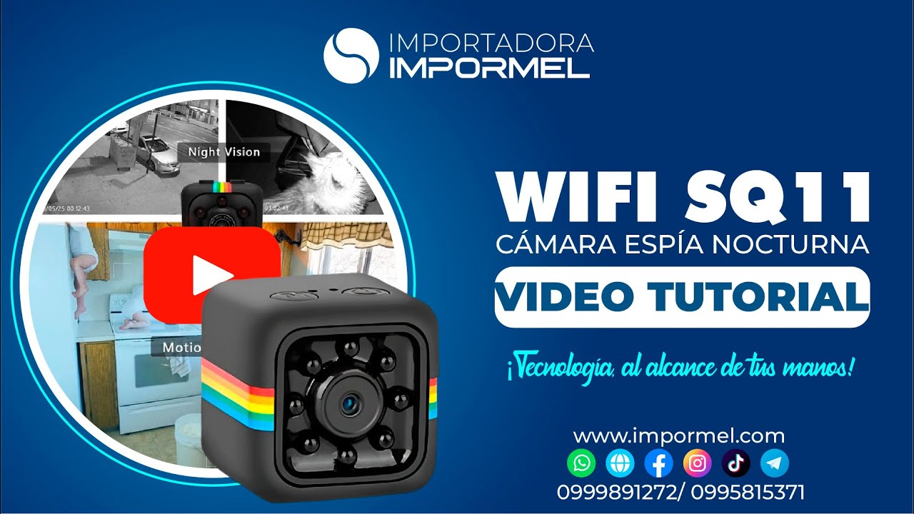 MINI CAMARA WIFI SQ11| AS&Iacute; ES COMO FUNCIONA | TUTORIAL (I420102)