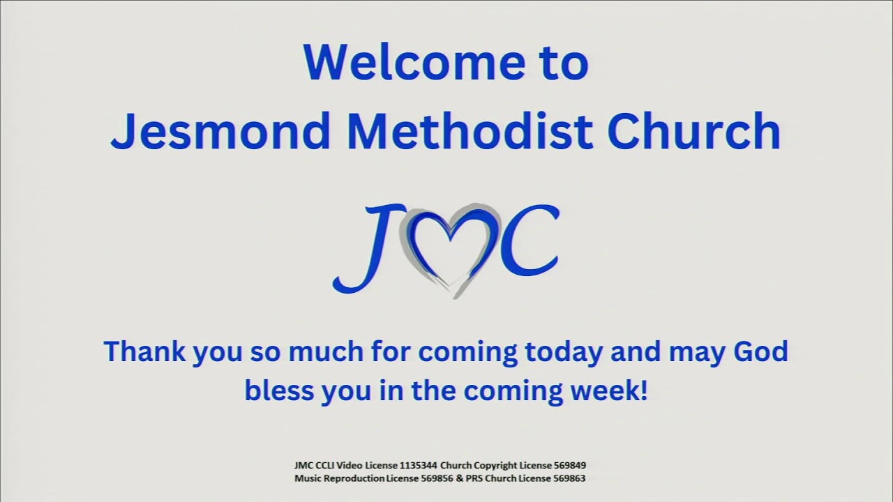 Jesmond Methodist Church Worship Service 01/02/26
