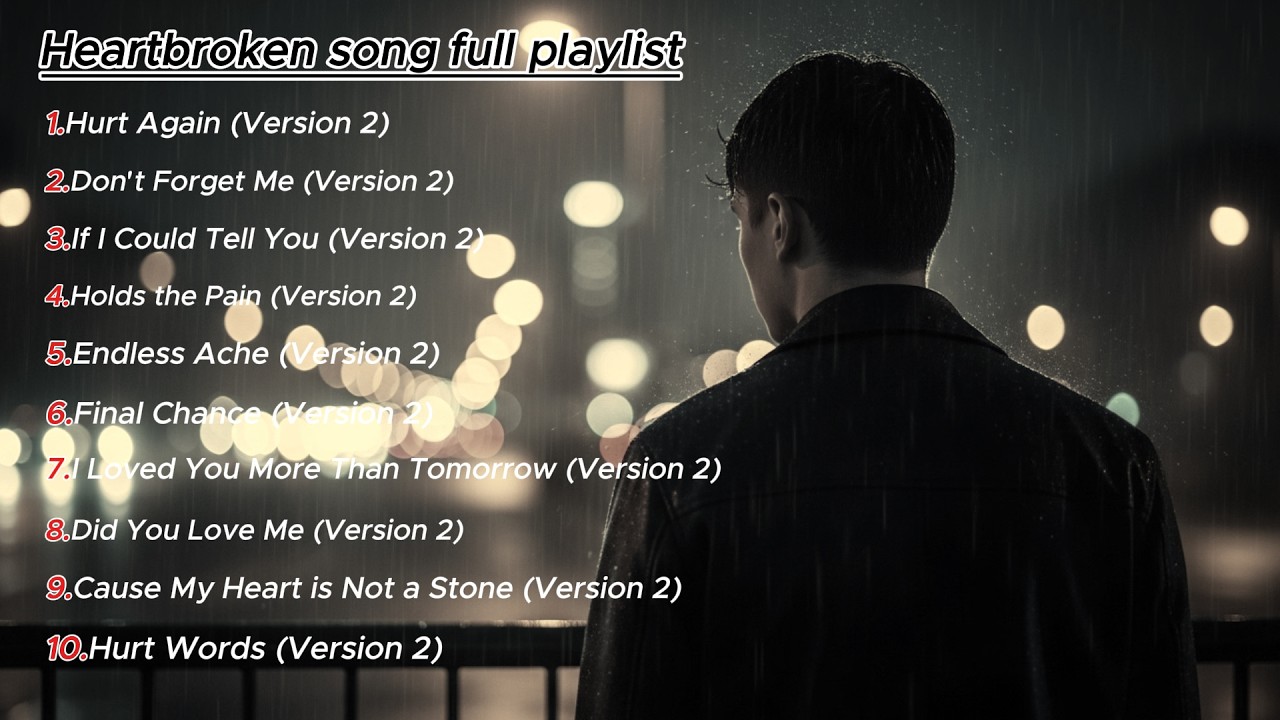 Heartbroken song full playlist – Sad Relax Pop R&B | Nova Avelon #heartbreak #brokenheart #SadRNB