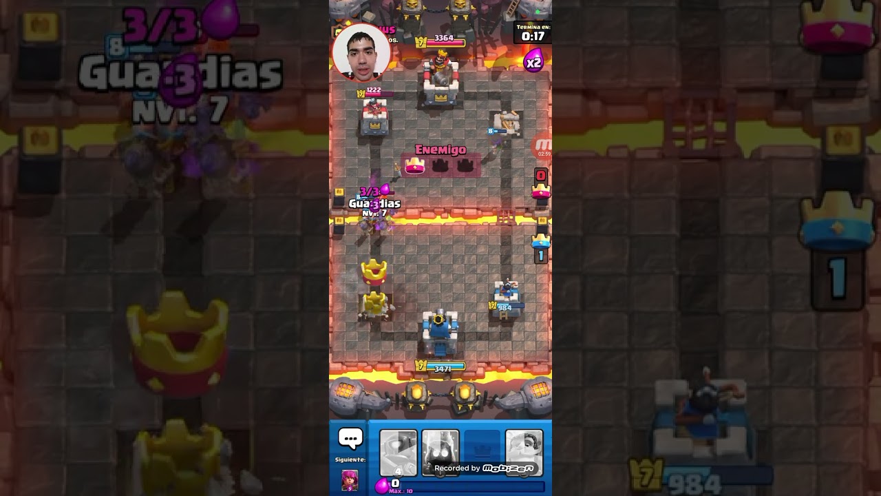 1 vs 1 en #clashroyale