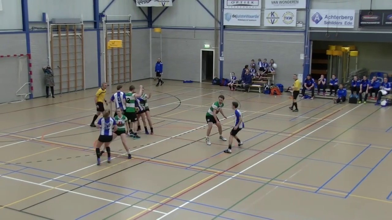 Doelpunten van de wedstrijd Wageningen - Nic./Alfa-college