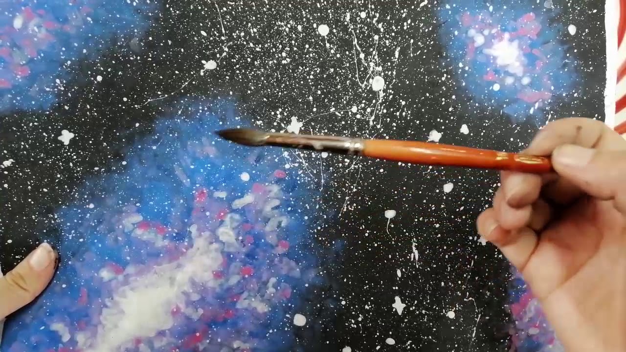 Cecrea Castro, Vídeo Tutorial ¿Cómo pintar una nebulosa?