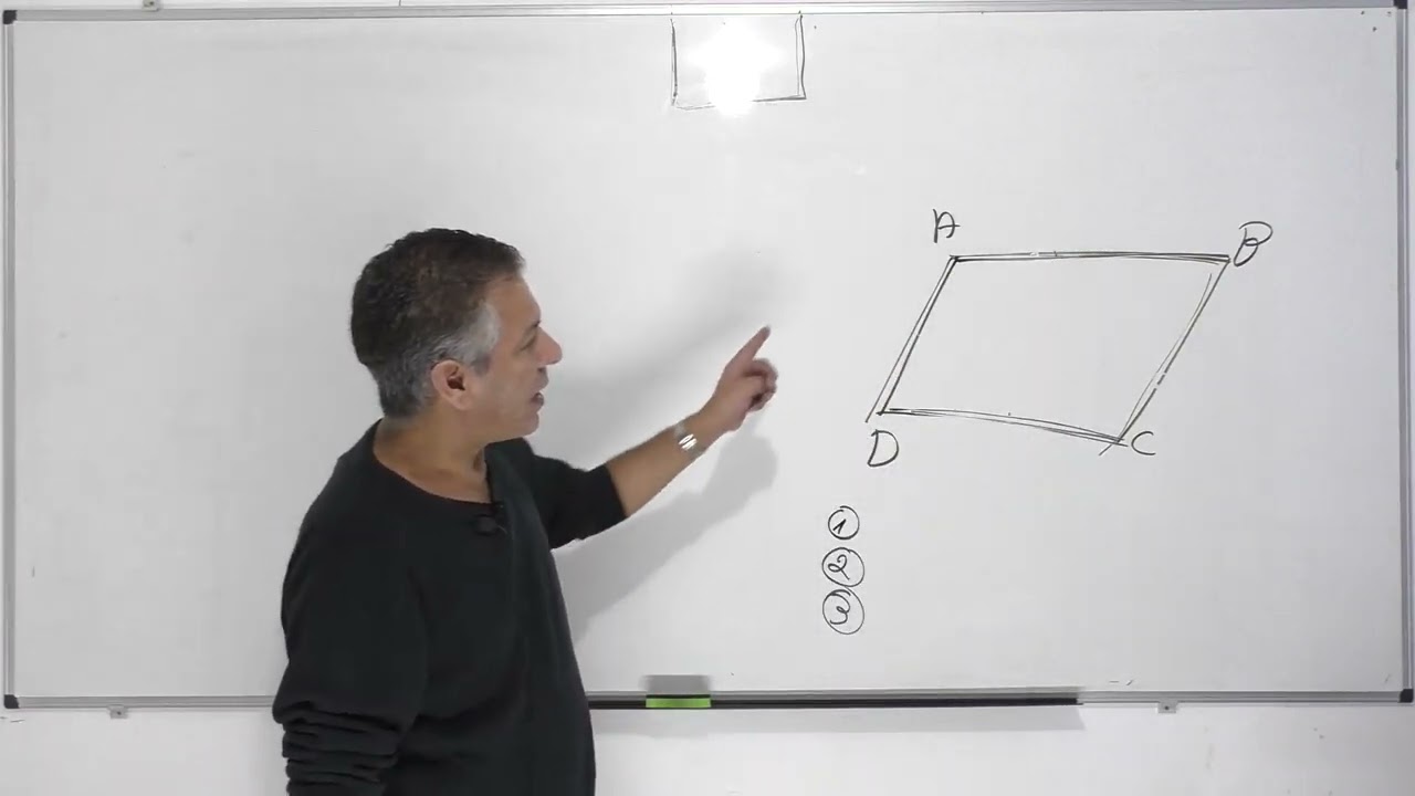 קורס גיאומטריה-המקבילית-שיעור 13: איך נוכיח שמרובע כלשהו הוא מקבילית