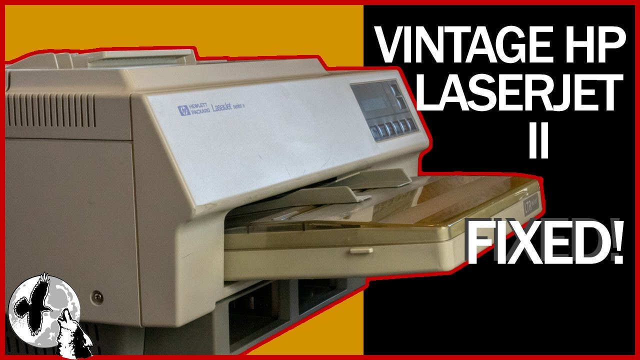 Реставрация классического принтера HP LaserJet II 1980-х годов