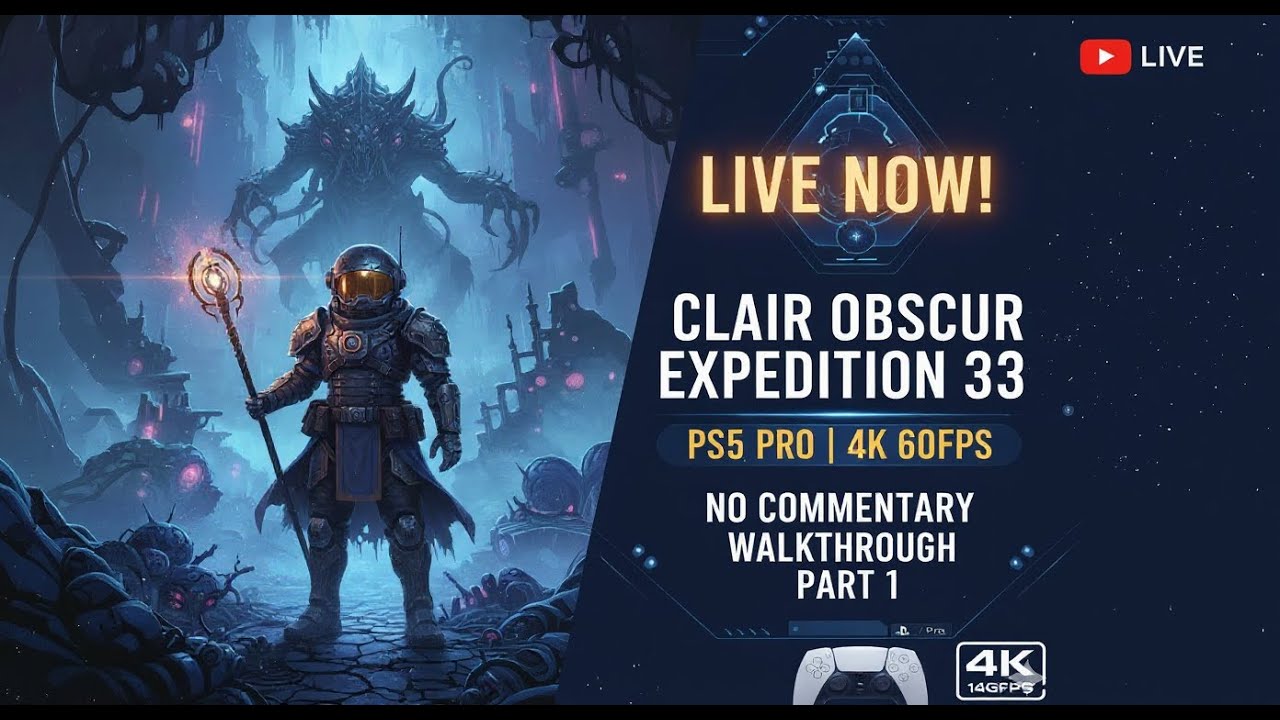 CLAIR OBSCUR: EXPEDITION 33 Walkthrough Part 1 (PS5 Pro 4K 60FPS) No Commentary