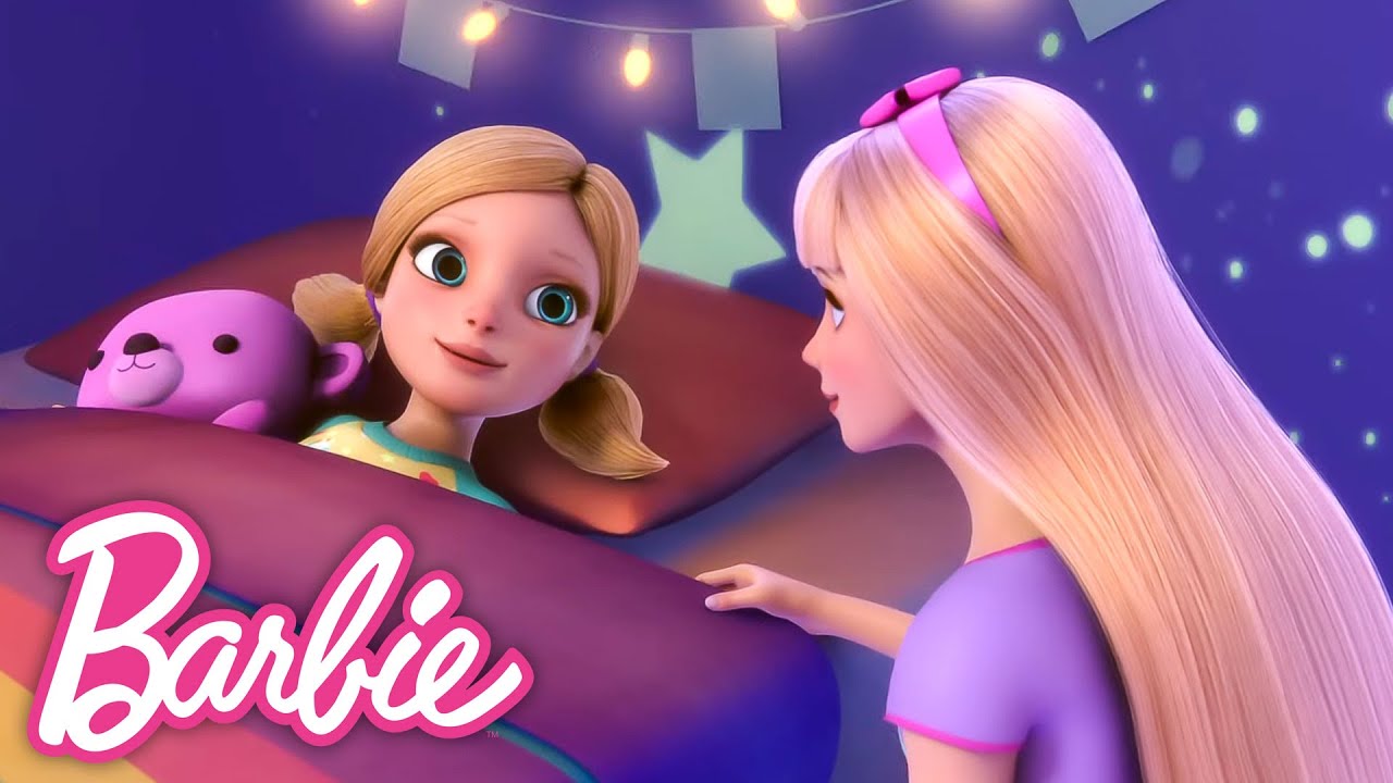Bedtime stories with Barbie & her sisters! | Barbie Clips