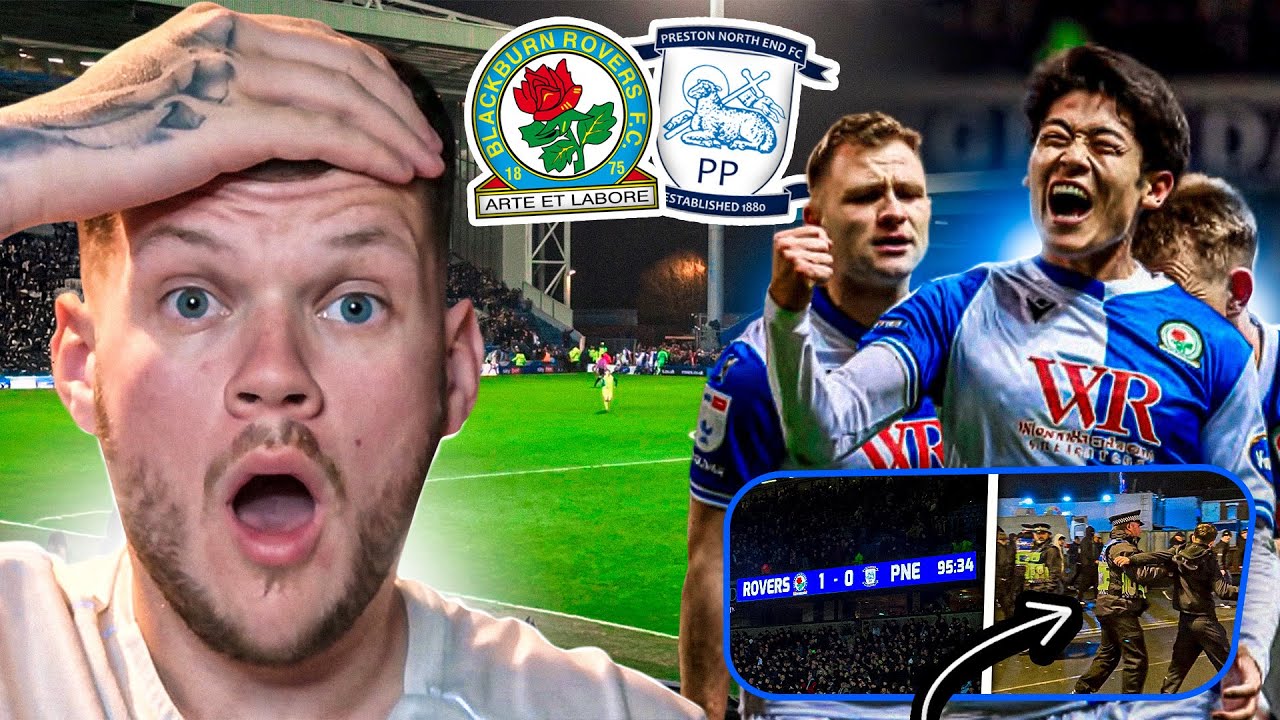 ABSOLUTE LIMBS As Ohashi SCORES 90+5 Min WINNER In LANCASHIRE DERBY | Blackburn Vs Preston North End