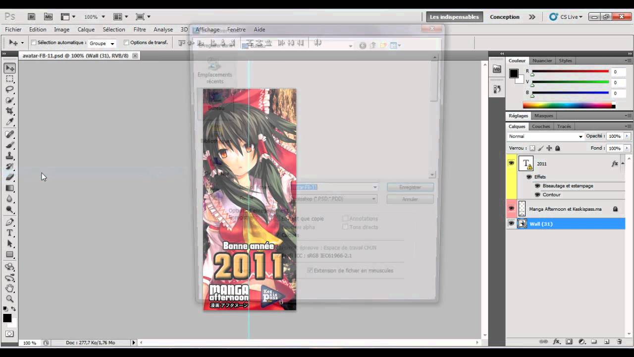 Tuto Avatar Manga Afternoon 2011 pour d&eacute;butants (720p HD)