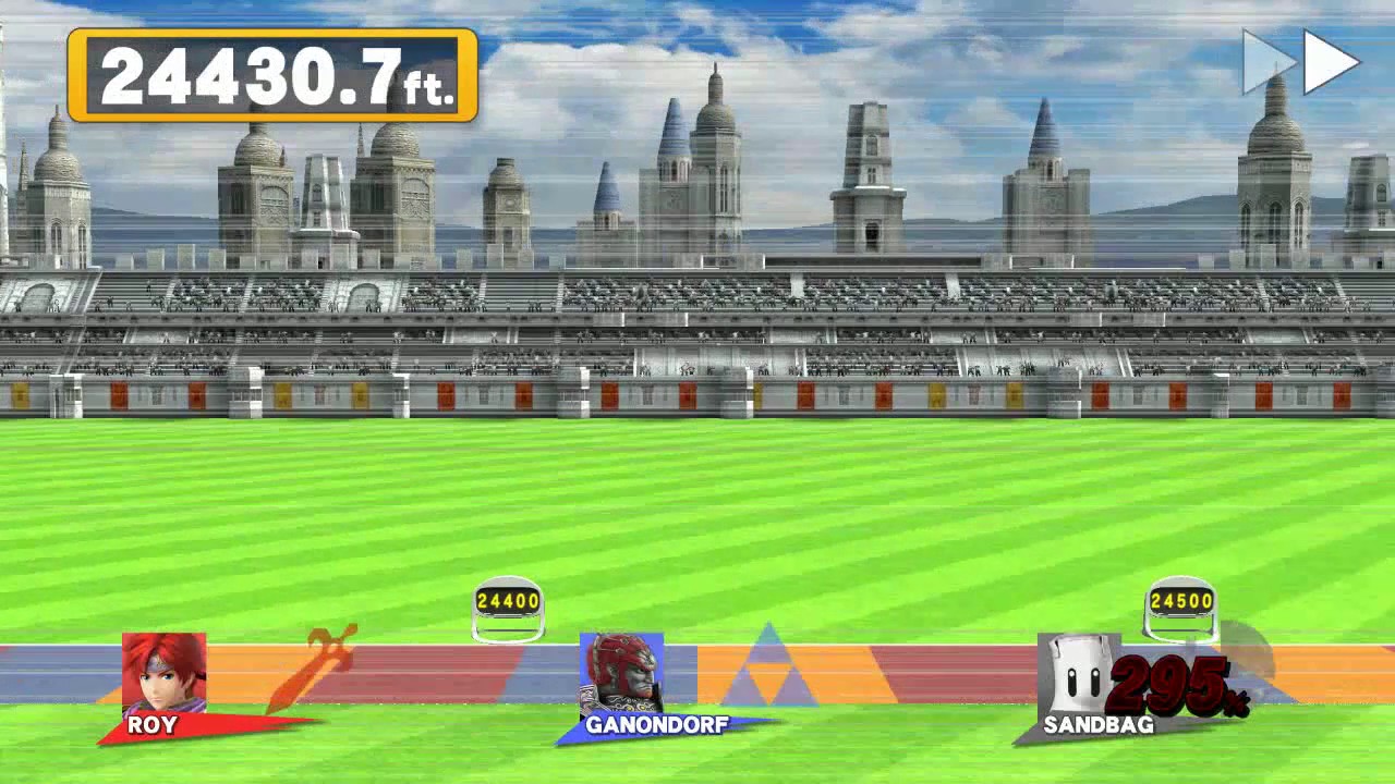 Smash 4 Home Run Contest BATLESS  World Record (41495 ft)