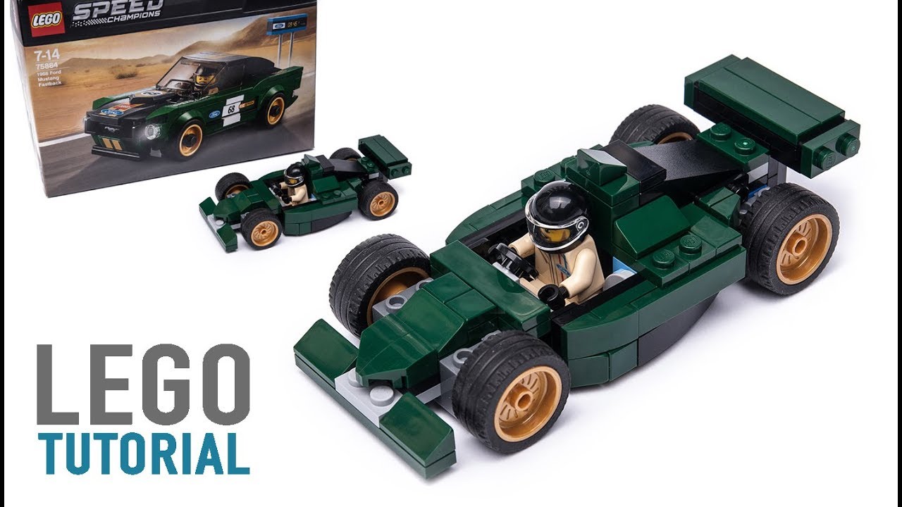 LEGO F1 moc building instructions 75884 alternative build
