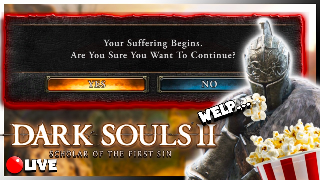 🔴My FIRST TIME EVER Playing Dark Souls 2 // Blind Playthrough Pt 1🔴