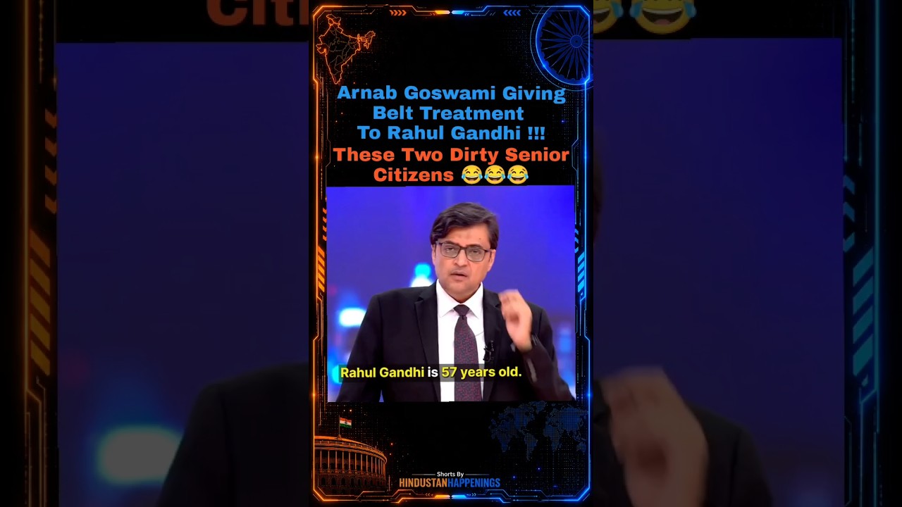 Arnab Goswami Trolls Rahul Gandhi | #arnabgoswami #rahulgandhi #shorts