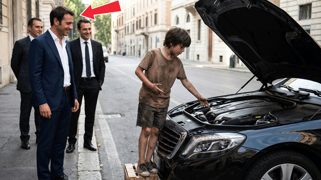 POSSO SISTEMARE QUESTO — IL MILIONARIO RISE… MA IL BAMBINO FECE L’IMPOSSIBILE