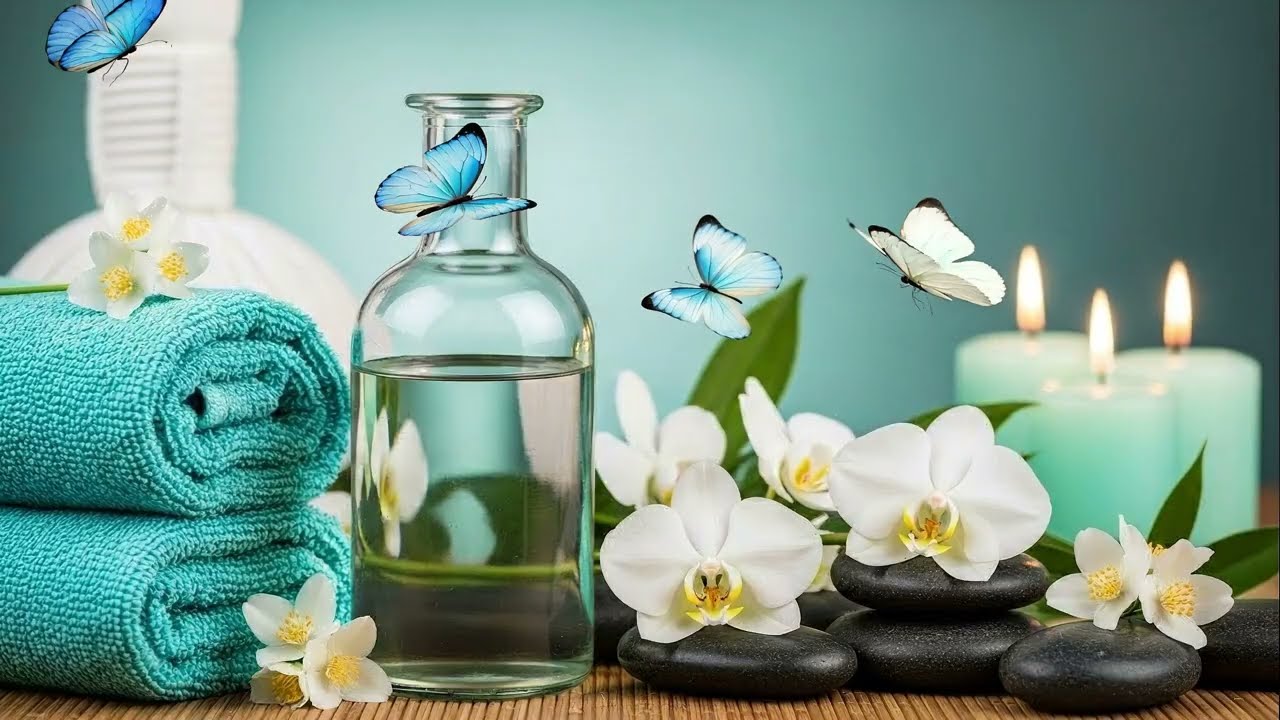 Bamboo Water Fountain + Relaxing Music 🌿 Soothing Music for Sleep, Meditation Music, Stress Relief