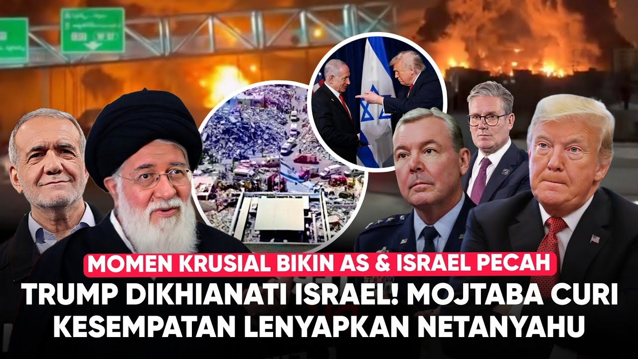 Trump ngamuk ke Netanyahu! Mossad salah Ambil keputusan, Pimpinan Baru Iran Motjaba Curi Kesempatan