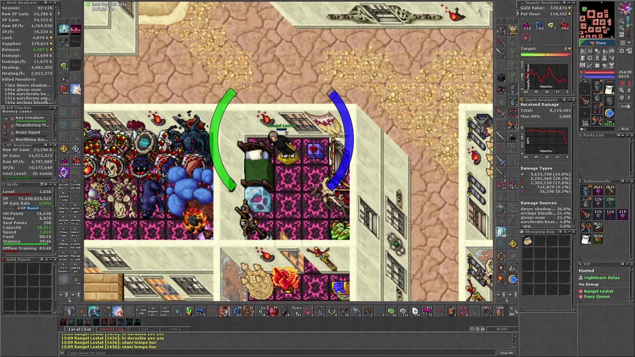 Tibia - Ek 2700 Top Ek Global - Bom Dia Amigões!!!! Essencias Hoje