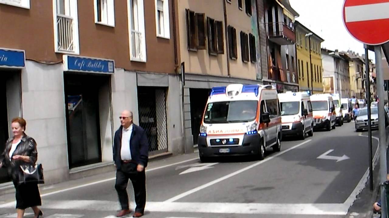 Corteo Croce Azzurra Cadorago - Inaugurazione 27 maggio 2012