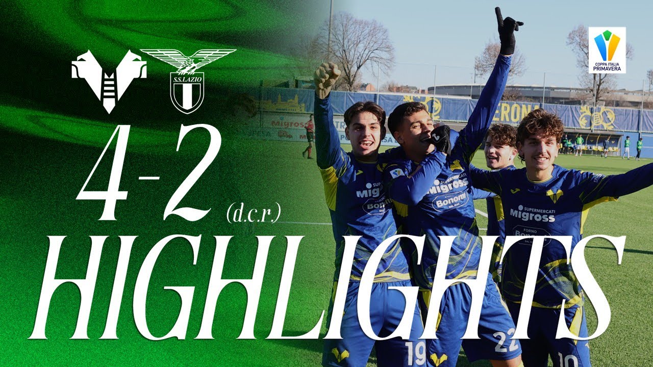 Highlights Coppa Italia Primavera 2025/26 | Hellas Verona-Lazio 4-2 (d.c.r.)