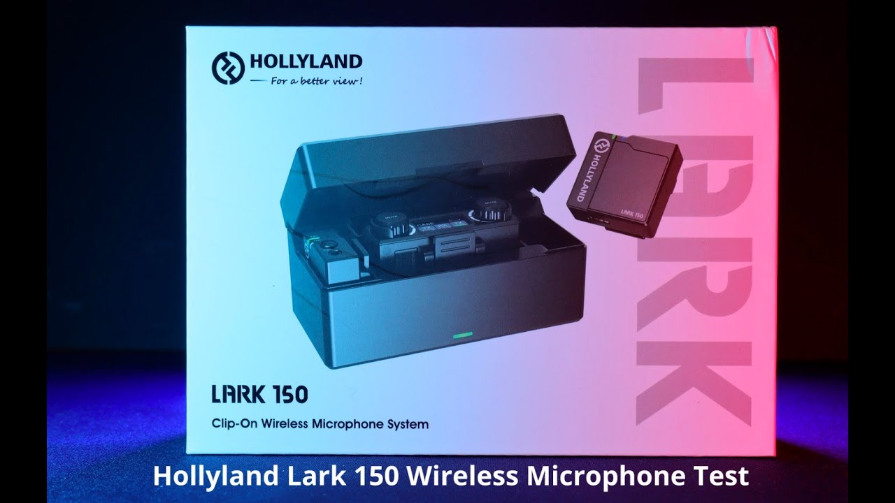 Hollyland Lark 150 Wireless microphone system test