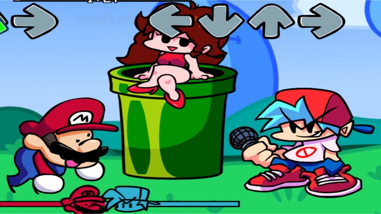 Friday Night Funkin' vs SpeedRunner Mario + Mariovania - Full Week