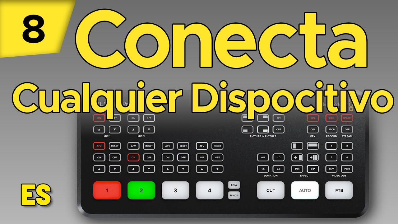 Conecta ATEM al Ordenador, iPad-iPhone-Android, HDMI inalámbrico, Streaming Bridge-ATEM Mini Tips 08