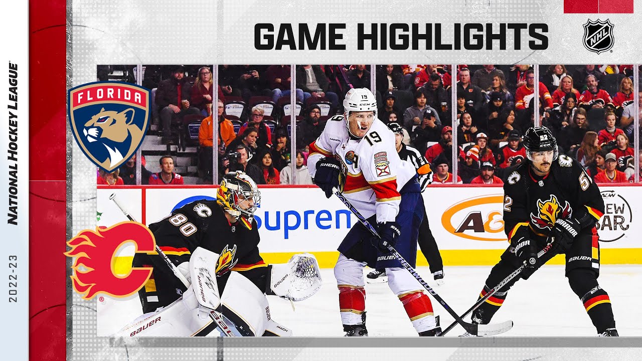Panthers @ Flames 11/29 | NHL Highlights 2022