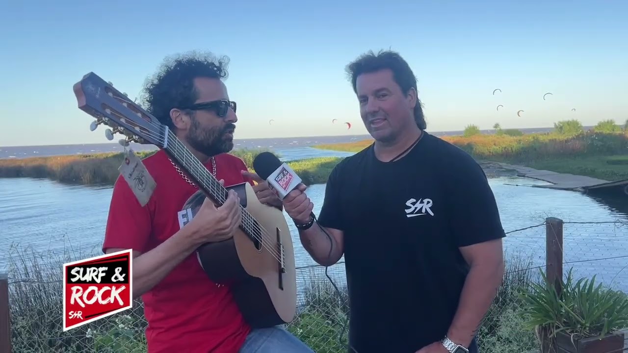 Entrevista con Ema Sáez presentando las guitarras Western By The Sea en Surf & Rock TV 