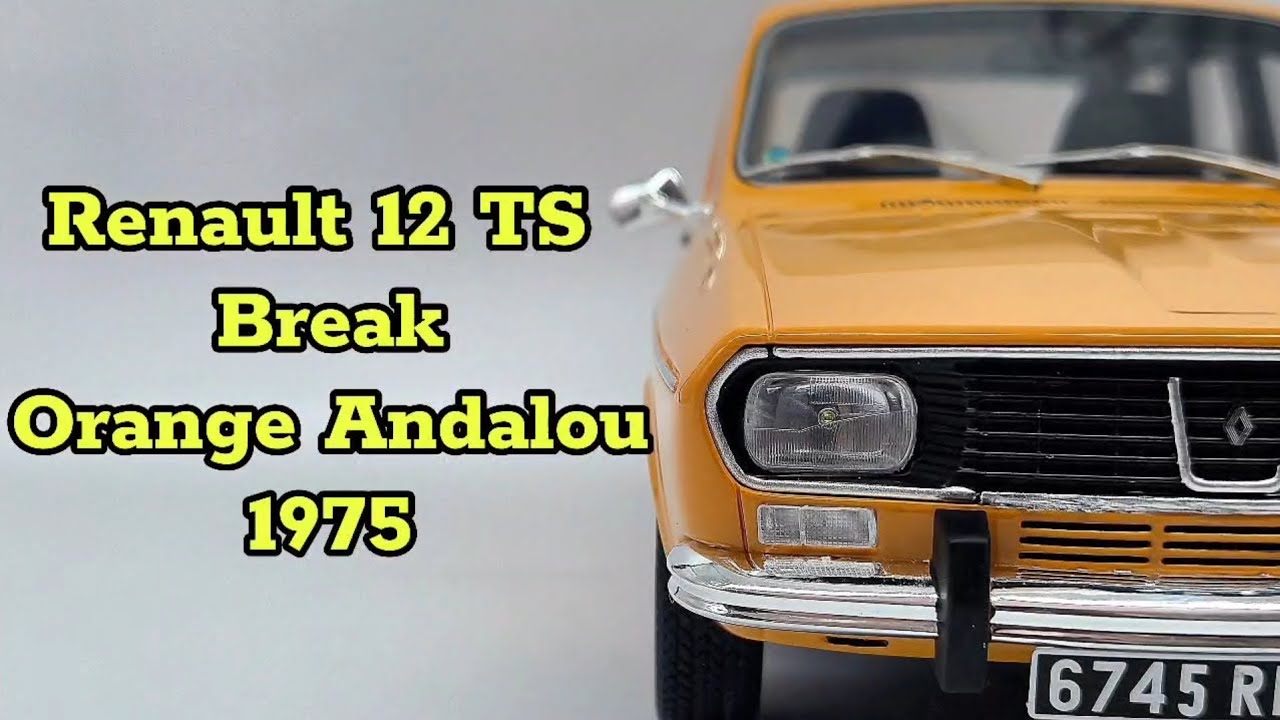 Renault 12 TS Break Orange Andalou 1975, 1:18, Otto