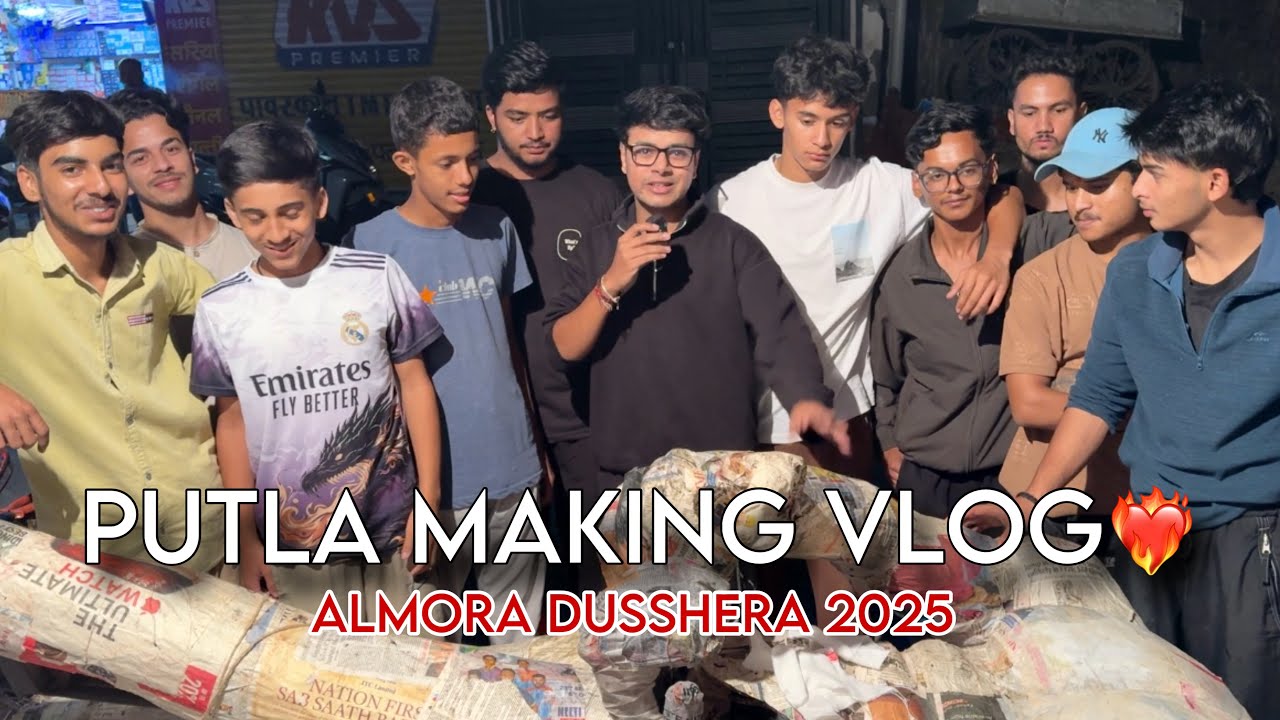 Epic Dussehra Celebration in Almora| Putla making vlog 2025🔥