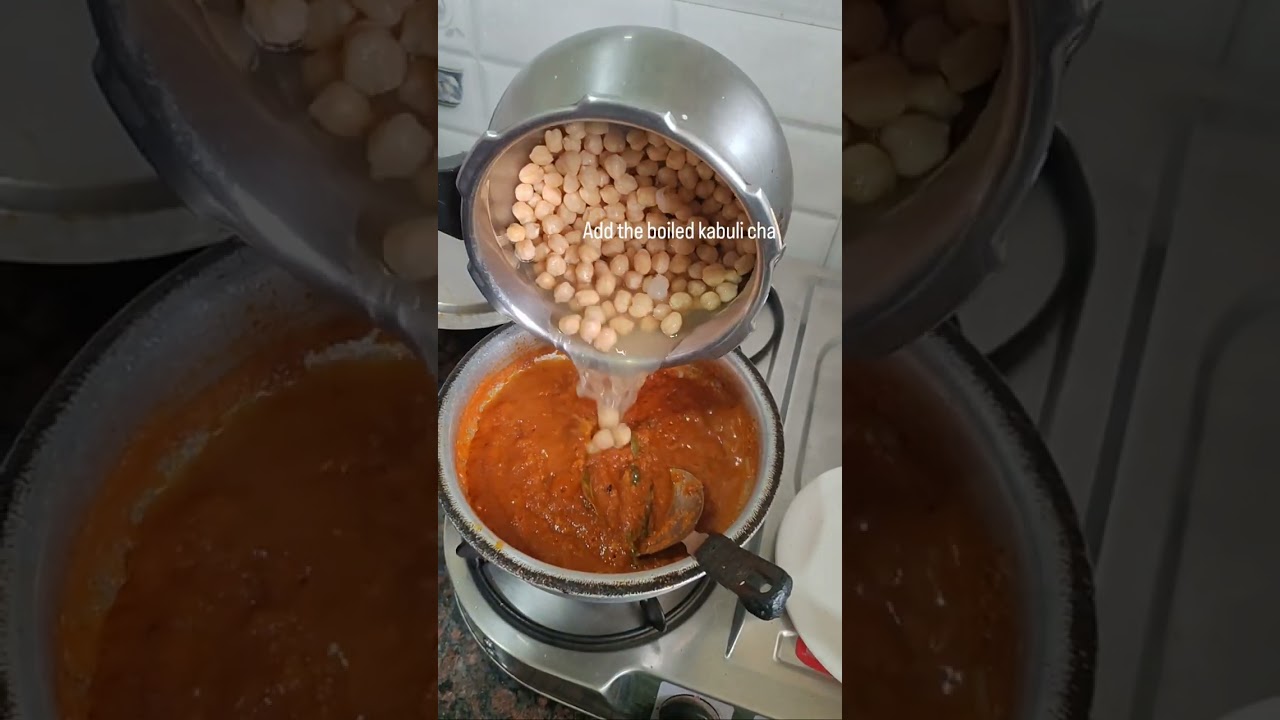 Chole masala with palak Puri #trending #chole #viral #viralvideo 