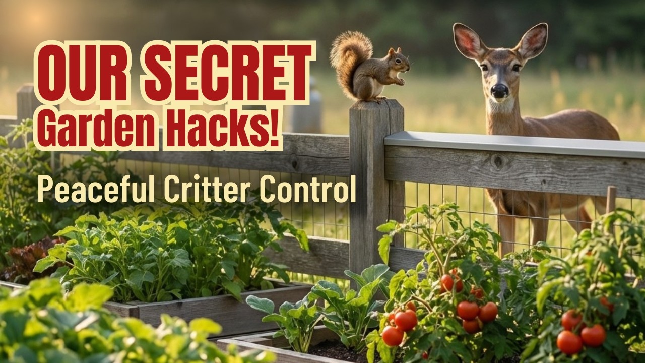 Our Secret Garden Hacks: Peaceful Critter Control #PeacefulCritterControl #DeerProofgarden