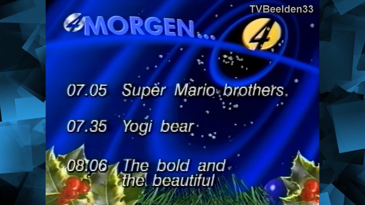 RTL4 afsluiting en teletekst (24-12-1992)