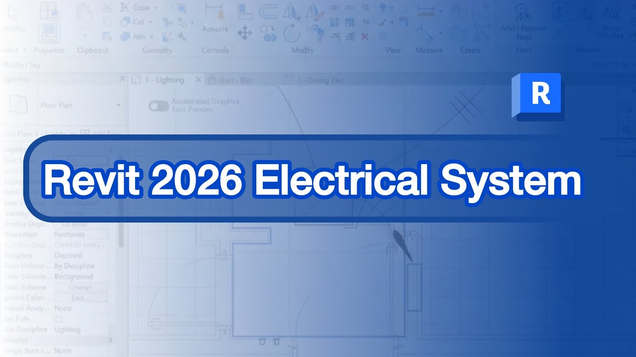 Revit MEP 2026 Electrical System Modeling | Complete Guide for Beginners!