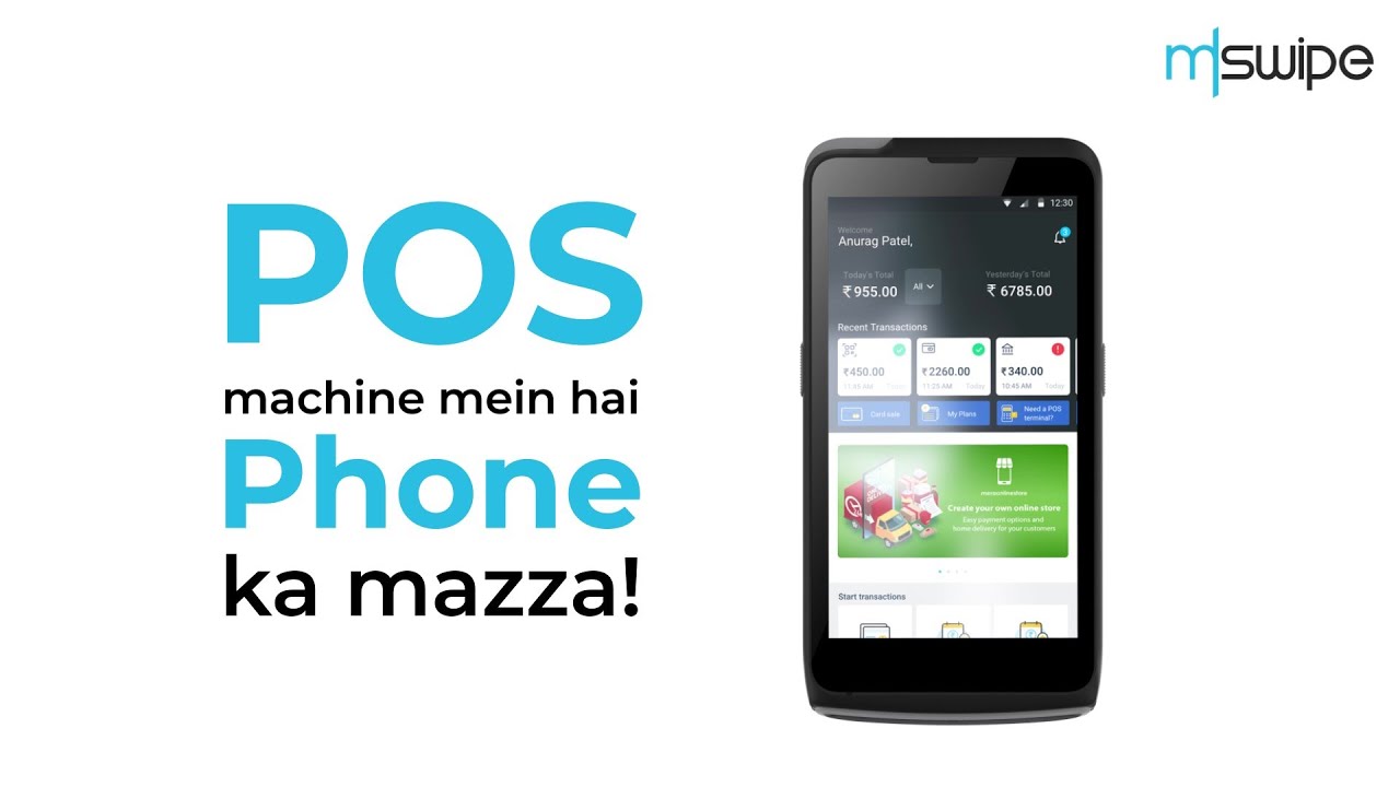 Wisepos Go | Smart POS Machine | #AapkaDigitalSaathi | Mswipe Technologies