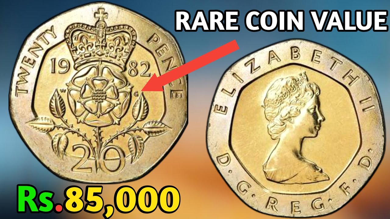20 Pence 1982 United Kingdom That Are Super Rare and Valuable Coins Worth Big Money!