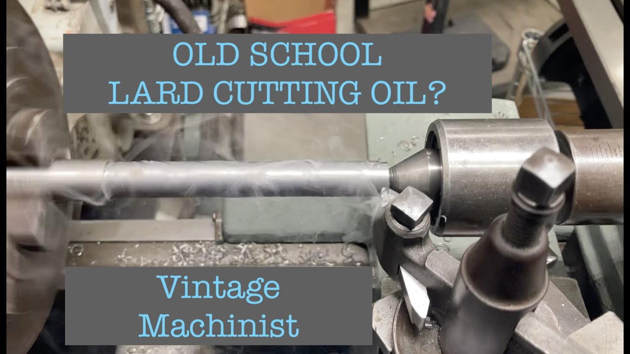 Machinist Makes Lard Cutting Oil For The Shop