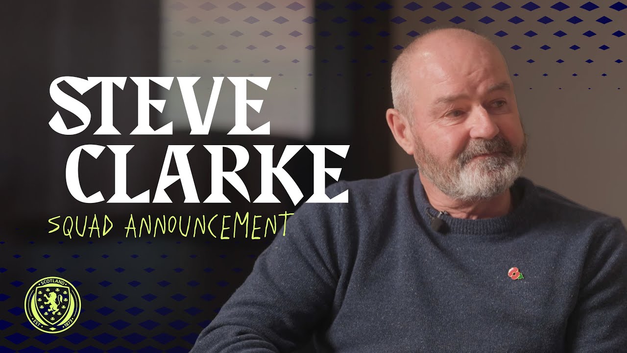 Steve Clarke Squad Announcement Interview | Scotland v Greece & Denmark | Scotland National Team
