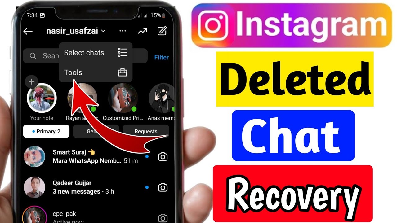 How to Recover Deleted Chats on Instagram | recovery deleted Instagram messages